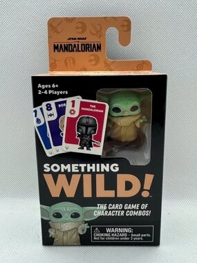 Star Wars The Mandalorian “Something Wild!” Card Game w/ Grogu Figure